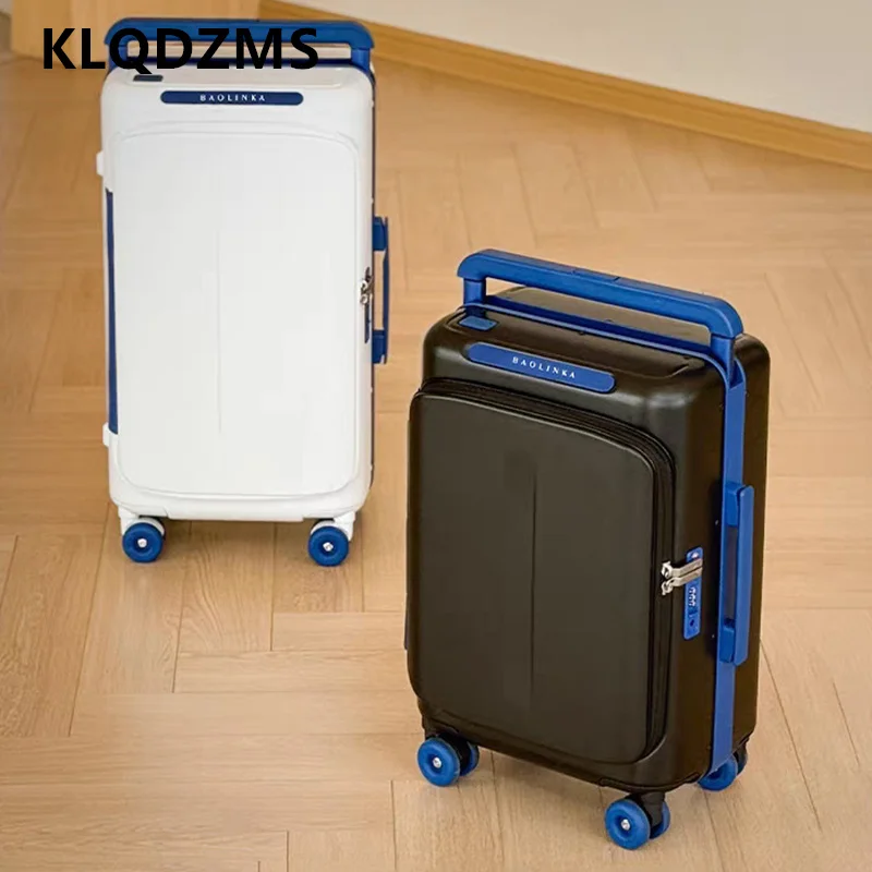 KLQDZMS High Quality Suitcase 20 Inch ABS+PC Boarding Case 25