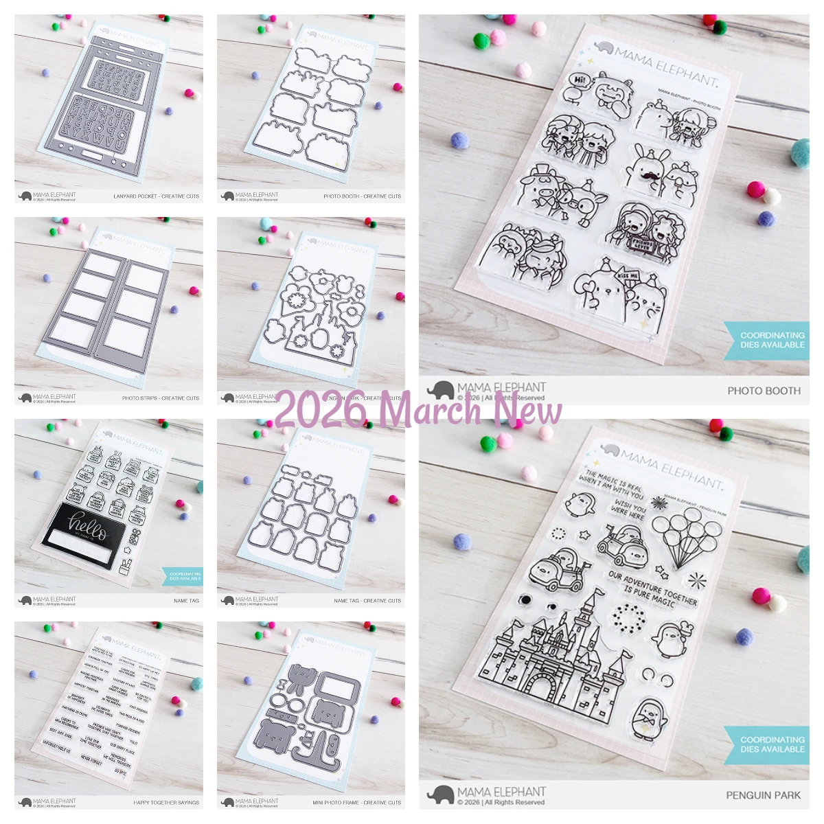 

Happy Together Sayings Metal Cutting Dies Stamps for 2026 Scrapbook Diary Decoration Embossing Template DIY Greeti Card Handmade
