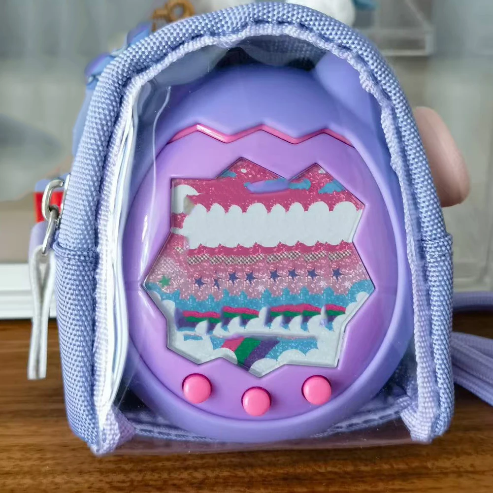 

Прозрачная мини-сумка для хранения Tamagotchi Paradise со шнурком, цифровой стильный функциональный защитный чехол