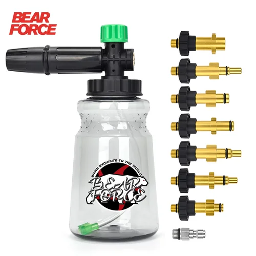 Lanza de espuma para nieve para lavado de coches, boquilla de espuma, cañón de espuma, generador de espuma para Daewoo Hammer Karcher Huter Makita, lavadora de alta presión