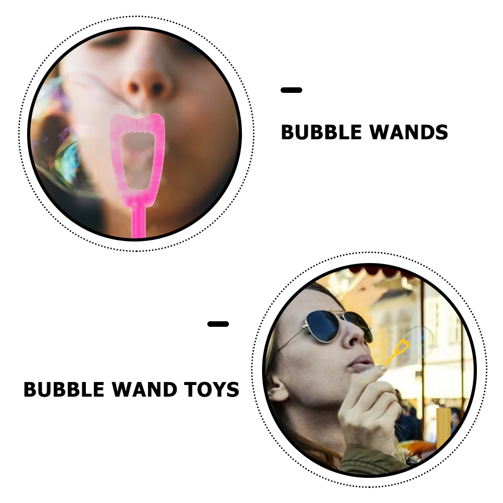 

30 Pcs Kid Empty Bottle of Bubble Tube Bubbles Party Favors Lollipop Kids Plastic Blowers