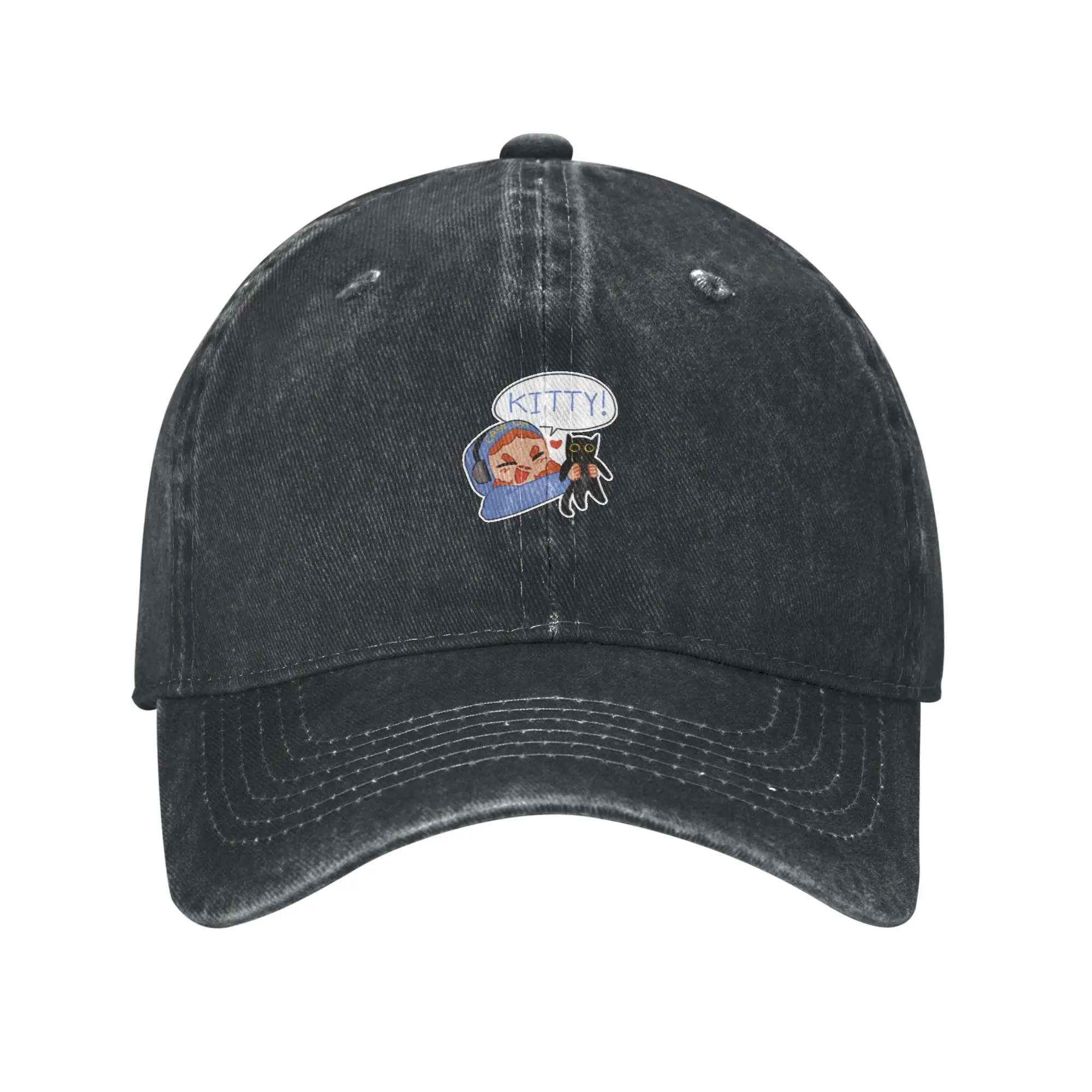 Caseoh Band Fashion Baseball Cap  Hiphop Tennis Female  Motorcycle Riding Tennis Female