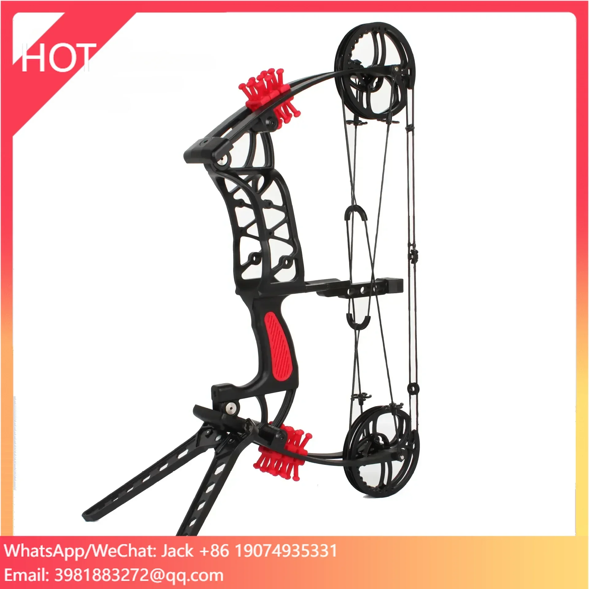 Dual-purpose slingshot hunting pulley bow competition outdoor left and right hand steel ball bow
