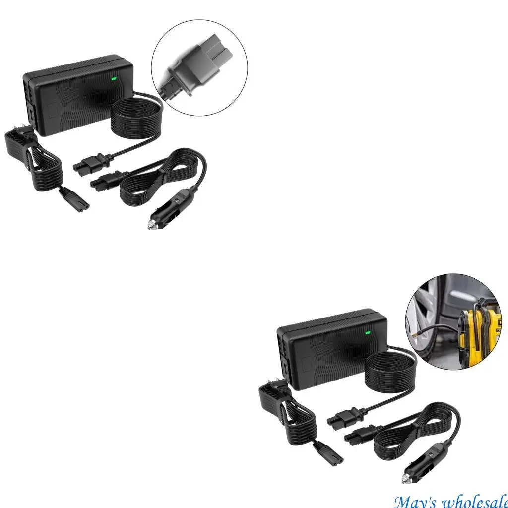 

13.8V Adapters Power Supply Cord Replacement Power Adapters for 20V Inflator 448A