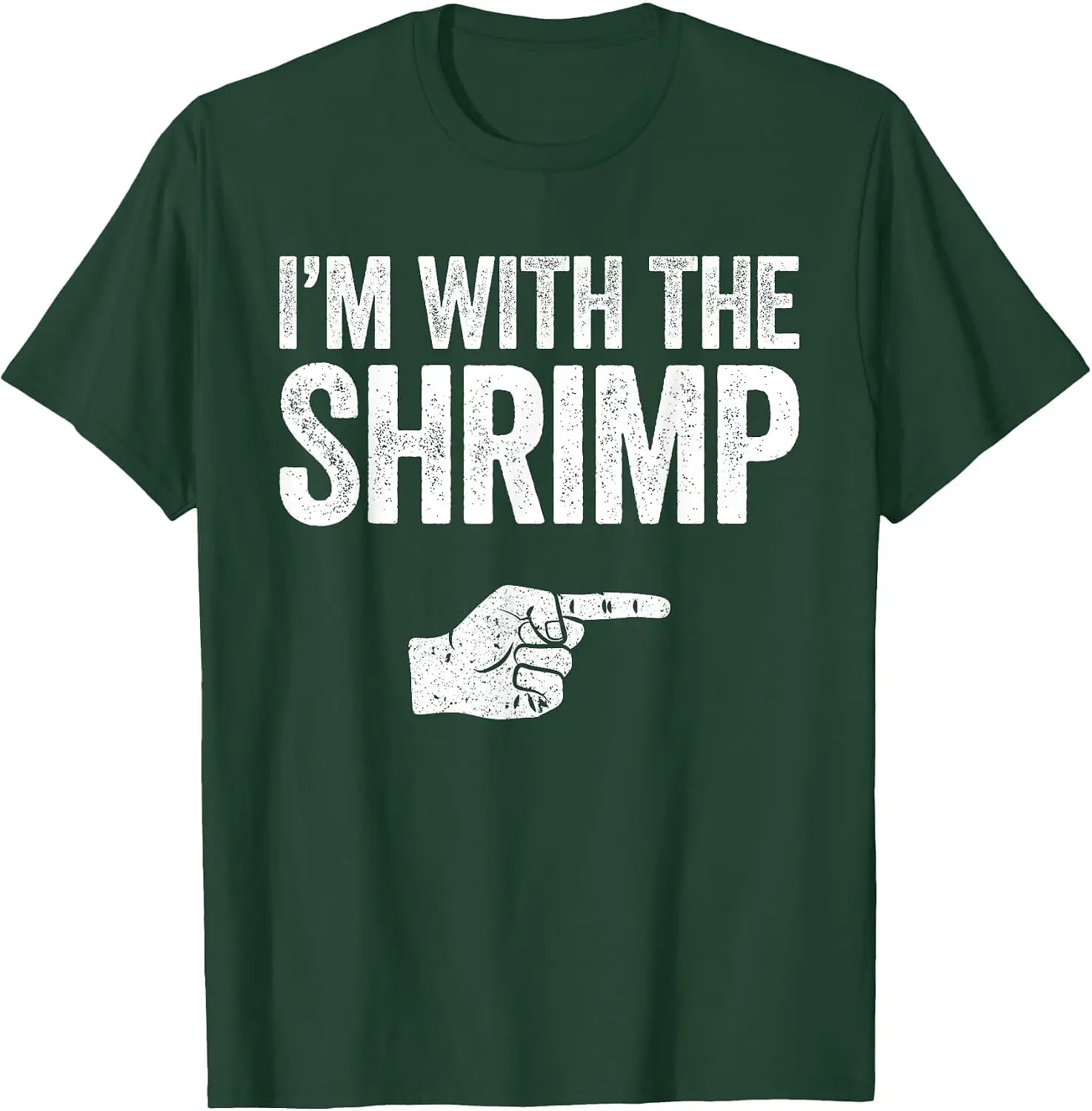I'm With The Shirt Adult Kids Matching Shrimp Costume T-Shirt vintage style tee  boxy fit tee black graphic tee 100% cotton men