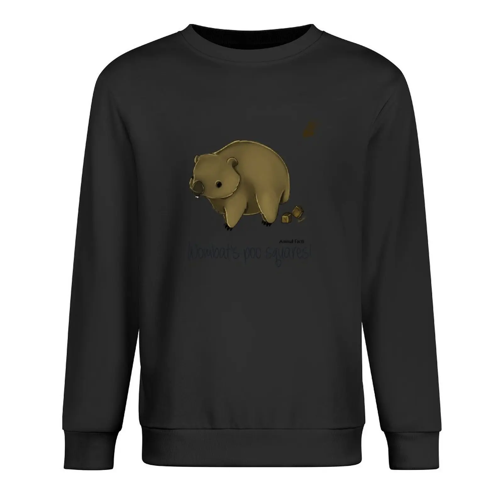 

Animal Facts Australia - Wombat Pullover winter clothes male clothes tracksuits graphic t shirts men sweatshirts