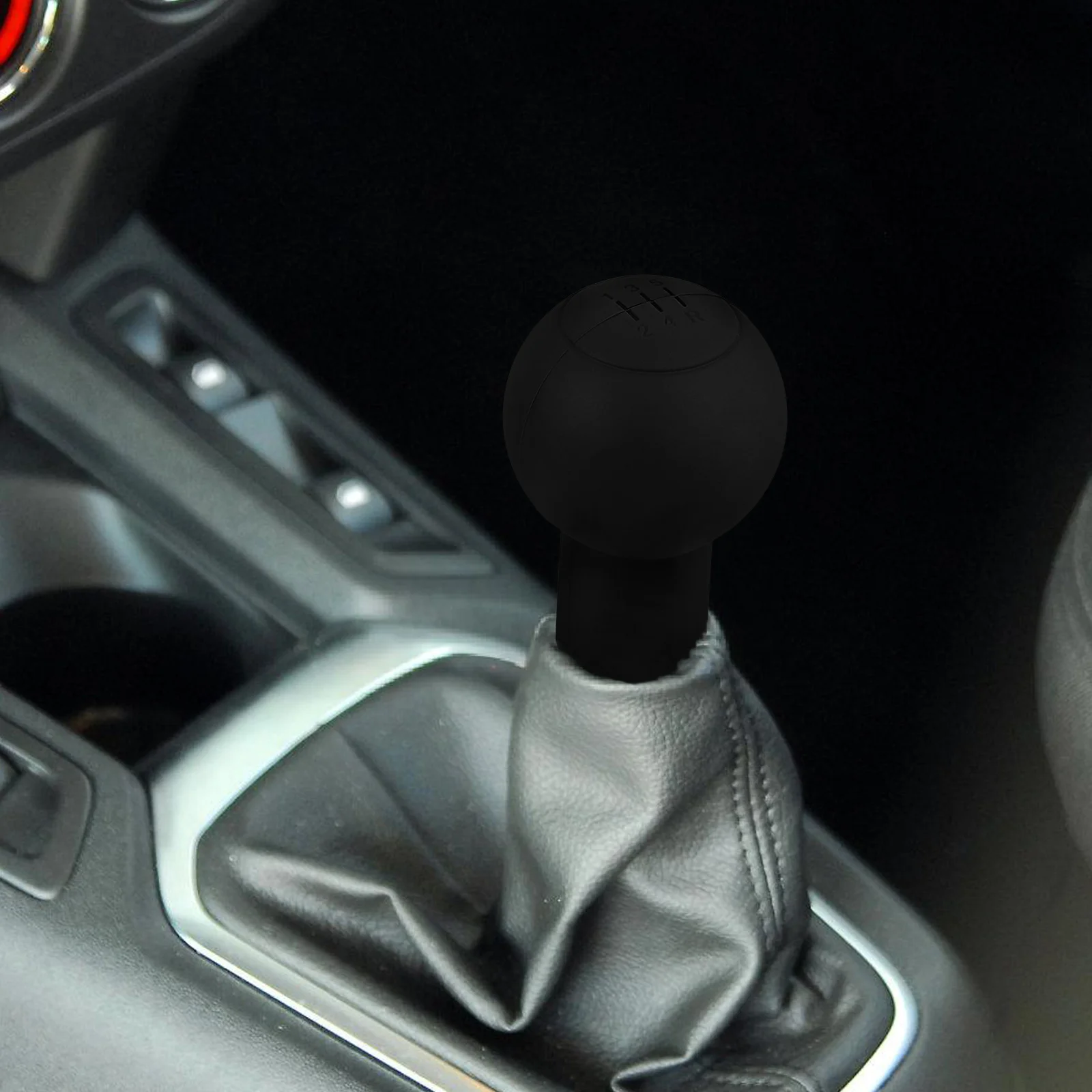 

Silicone Car Steering Wheel Cover Gear Shifting Cover Universal Black Protector Decorative Vehicle Accessory