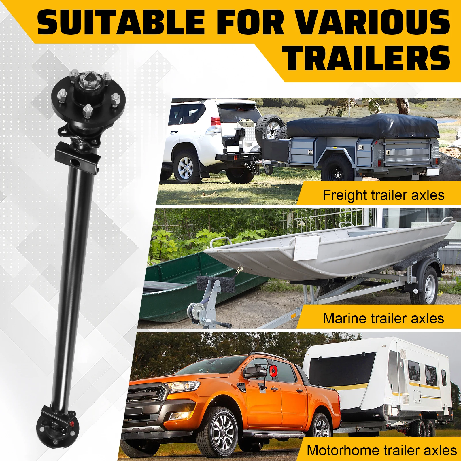 3500Lbs Trailer Axl…