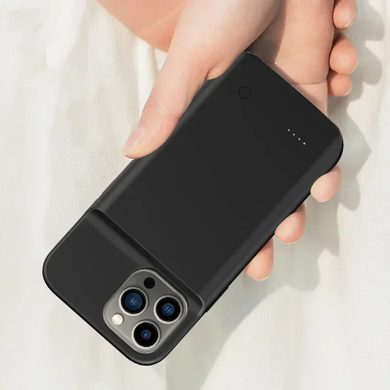 6800Mah for Iphone 16 Pro Max 15 14 Plus 13 Pro 12 Mini Battery Charger Case Power Bank Case for Iphone 16 Pro Max