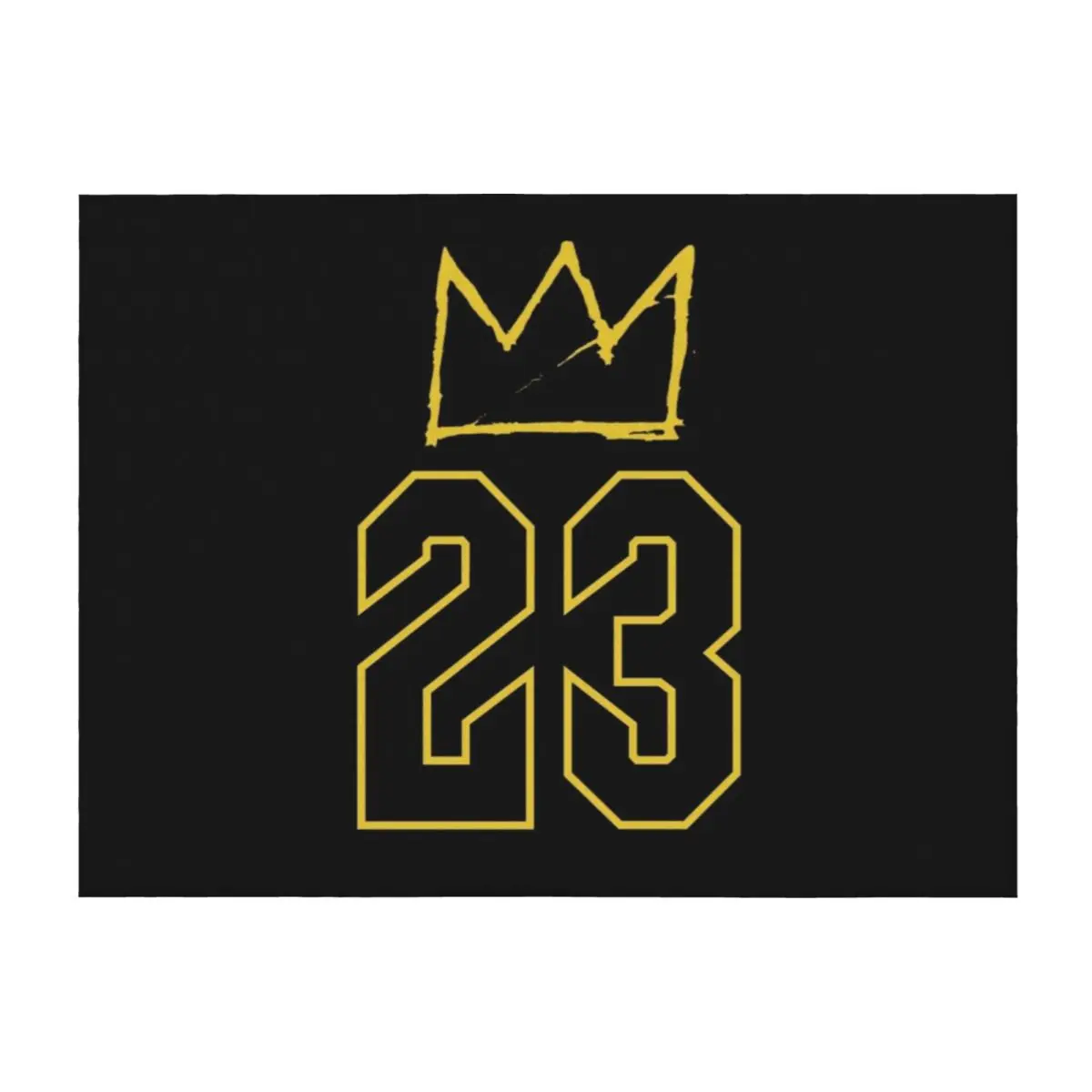 

Kings Crown 23 - 1 Throw Blanket Single funny gift Bed linens Polar Blankets