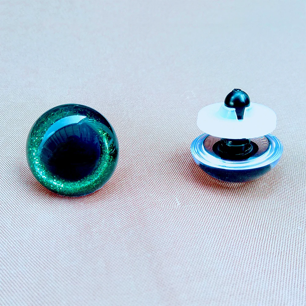 20 stücke 3D Diy Glitter Sicherheit Augen Für Häkeln Spielzeug Amigurumi Gemischte Größen Farbe Spielzeug Puppe 10/12/14/16/18/20/22/24mm Augen