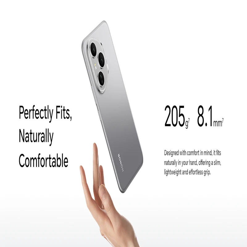 الإصدار العالمي Honor 400 Pro DNP-NX9 Snapdragon 8 Gen 3 6.7 "2800*1280 AMOLED 200MP 6000mAh 100W سلكي و50W لاسلكي NFC