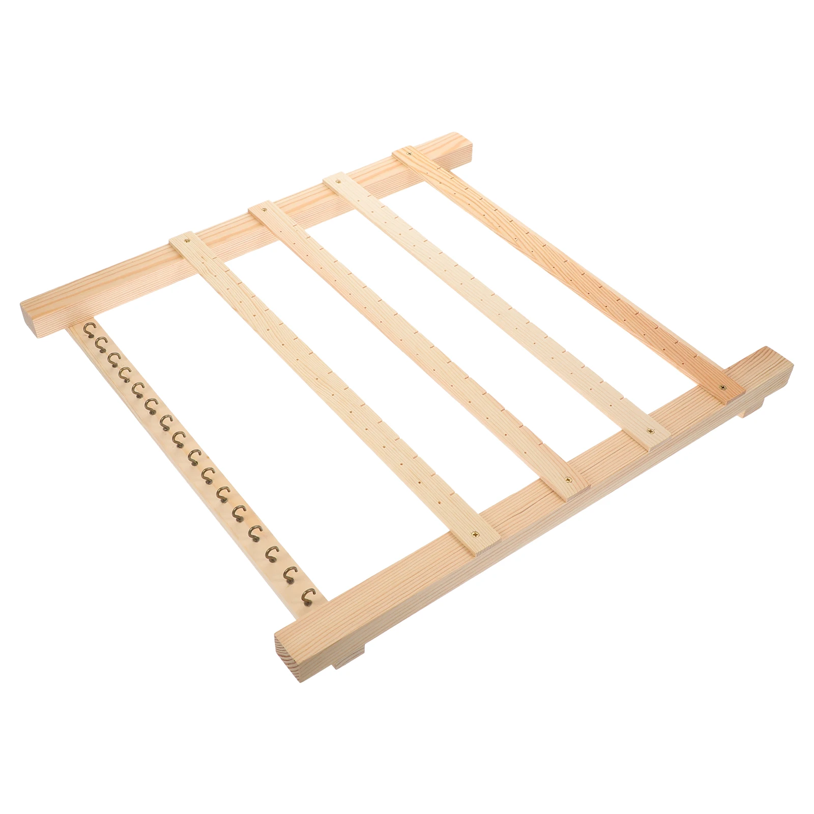 

Wooden Jewelry Display Rack Wall Mounted Organizer Earring Necklace Holder Creative Storage Wall Jewelry Organizer