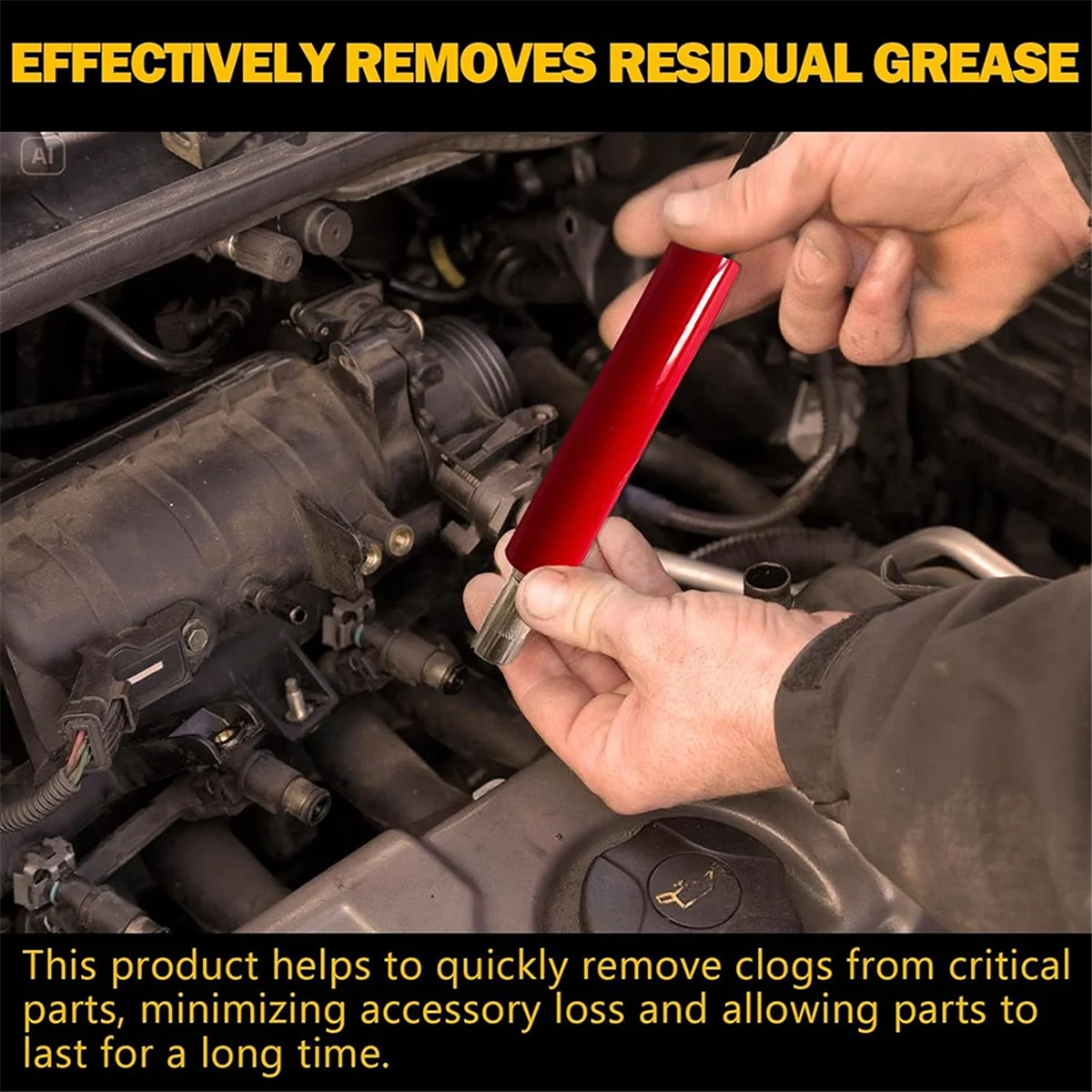 

SSR Grease Fitting Cleaning Tool,Grease Zerk Buster Remove Old Dried Grease From Fittings, Pins, Shafts, Bushings