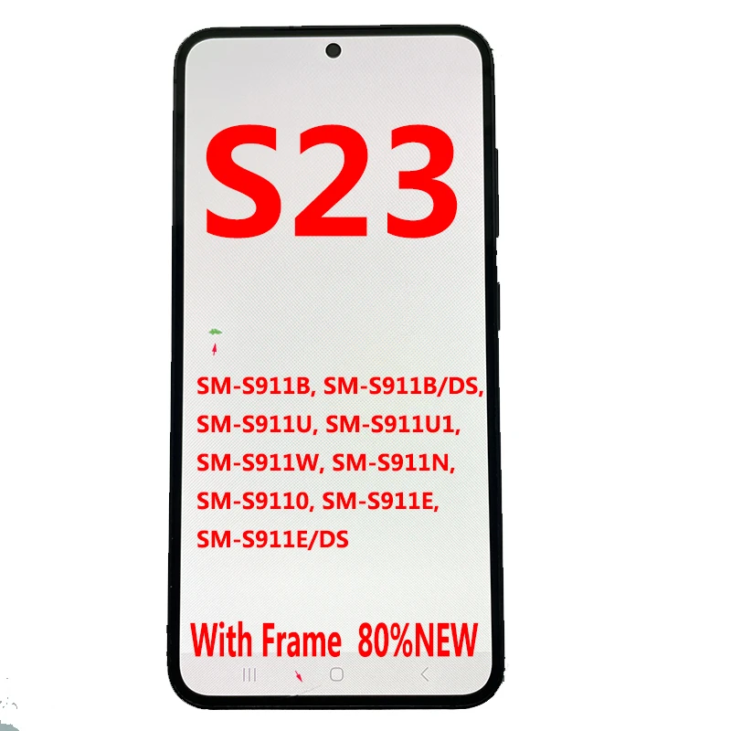 

С дефектом AMOLED 6,1 "дисплей для Samsung S23 ЖК-дисплей S911B S911B/DS дигитайзер сенсорного экрана для Samsung S23 5G Замена ЖК-дисплея