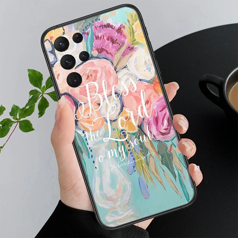 

Bible verse Christ Jesus Funda Phone Case For Samsung A55 A16 A56 A36 A23 A35 A15 A53 A54 A33 A34 A25 A05S A52 A52S A14 A13 A71