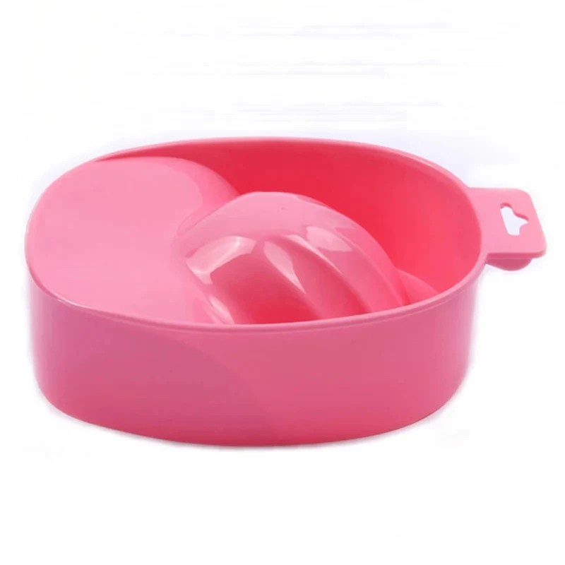 1pcs Nail Art Hand Wash Remover Soak Bowl DIY Salon Nail Spa Bath Treatment Manicure Tools