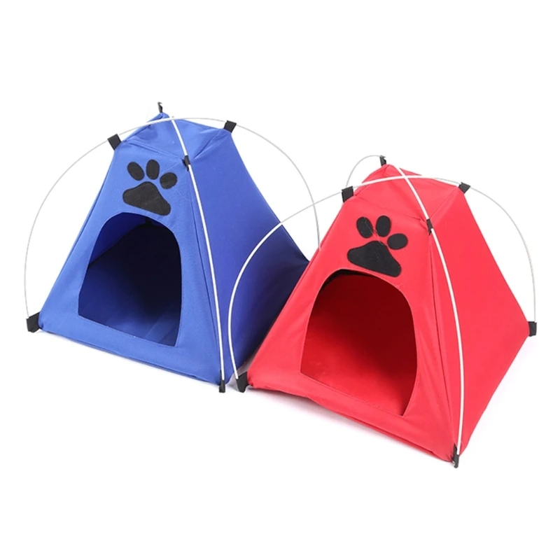 2024 New Cats Relaxation Cooling Tent Pet Shelter House Resting Tent Pet Cats Sleep Tent Small Pet Outdoor House for Camping