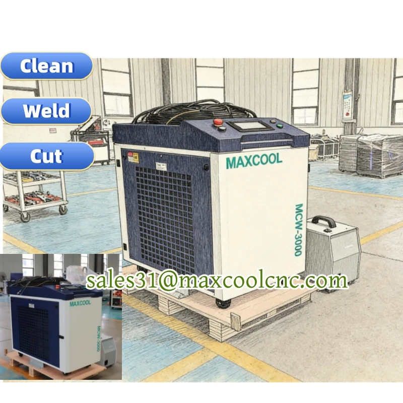 MCW-1500/2000/3000 Auto Wire Feeding Laser Welder Doubble Wobble All in One Clean Weld Cut Tools