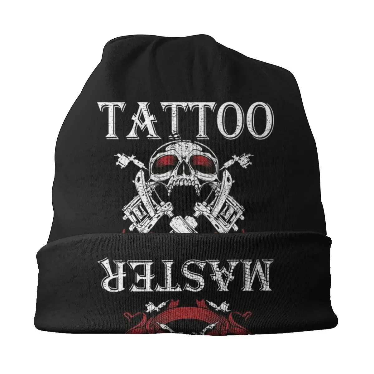 Super Cool Skull Tattoo Master Beanies Caps Women Men Streetwear Winter Warm Knit Hat Adult Tattooists Artist Slouch Bonnet Hats