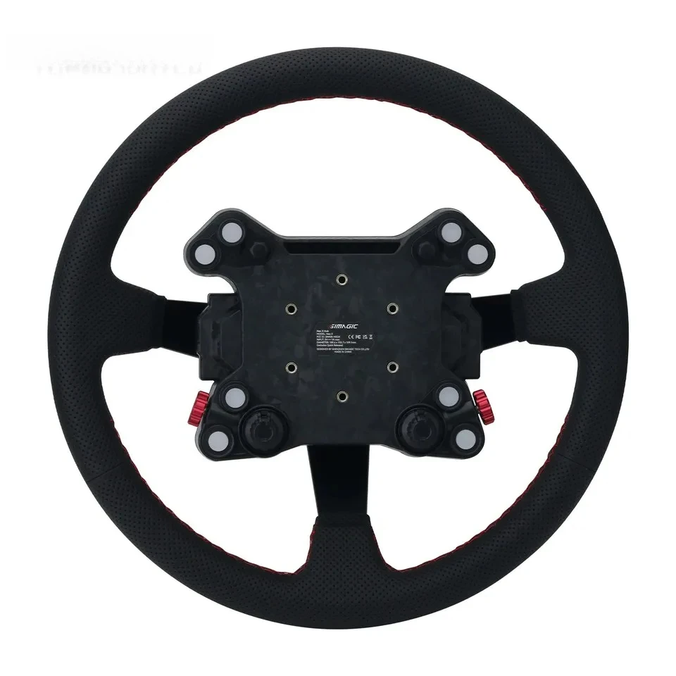 

Factory Simagic Racing Simulator Neo X-330R X-350W X-310G Leather Racing Wheel Classic Red Ring Drift/Rally/GT Steering