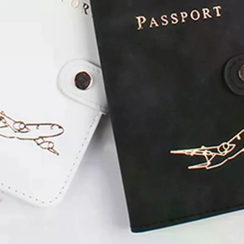 Waterproof Passport Holder Covers Case Travel PU Leather Credit Card Wallet Cute Passport Book For Women/Men Passport Cover view 2