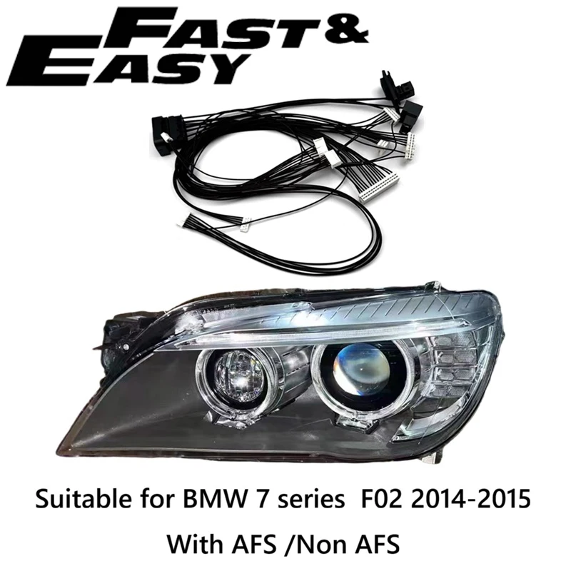 Applicable to BMW 7 series  F02 2014-2015 Xenon headlight wiring harness internal wire harness plug Non AFS and With AFS