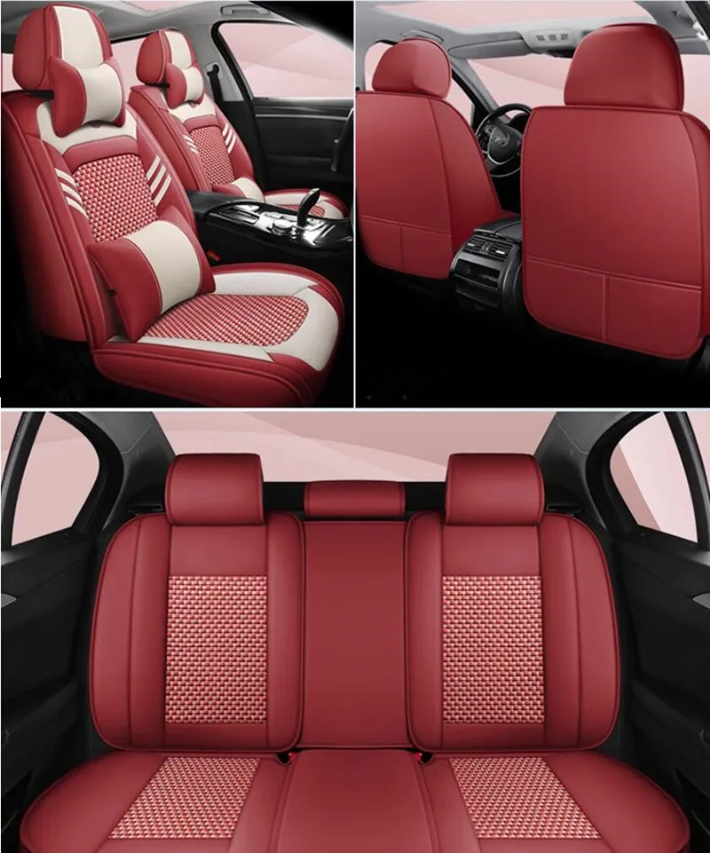 

Лучшее качество, передние и задние чехлы на автомобильные сиденья + чехол на руль для Hyundai Creta 2024-2014, дышащий чехол на сиденье, подушка сиденья