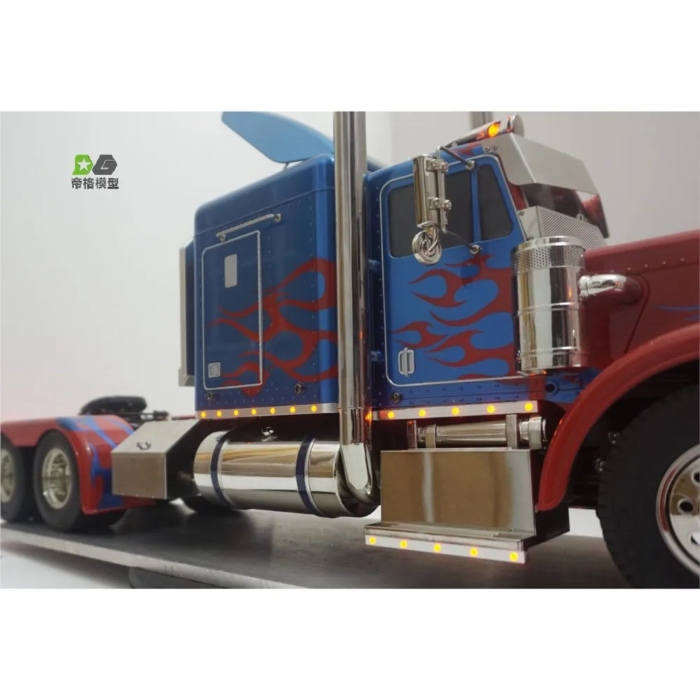 Barra Luminosa Laterale LED Accessori RC per Trattore RC 1/14 56301 Camion Carrozzeria Auto Radiocomandata Modelli Fai-da-Te Parti TH23123