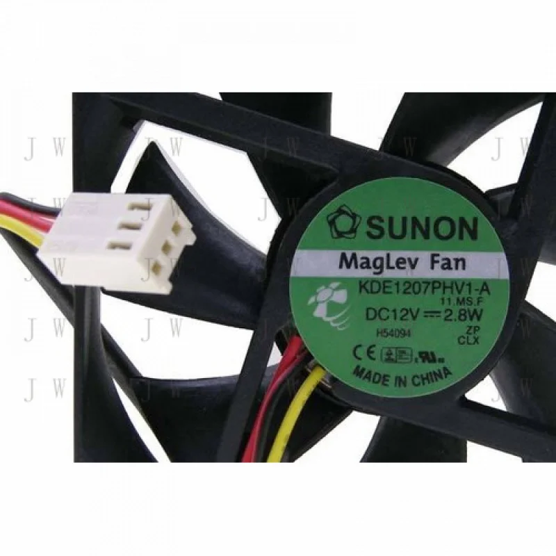 DDW  FOR  Sunon KDE1207PHV1 3300RPM 70x70x15MM MagLev Fan DC12V 3-Pin 2.8W Tech-output