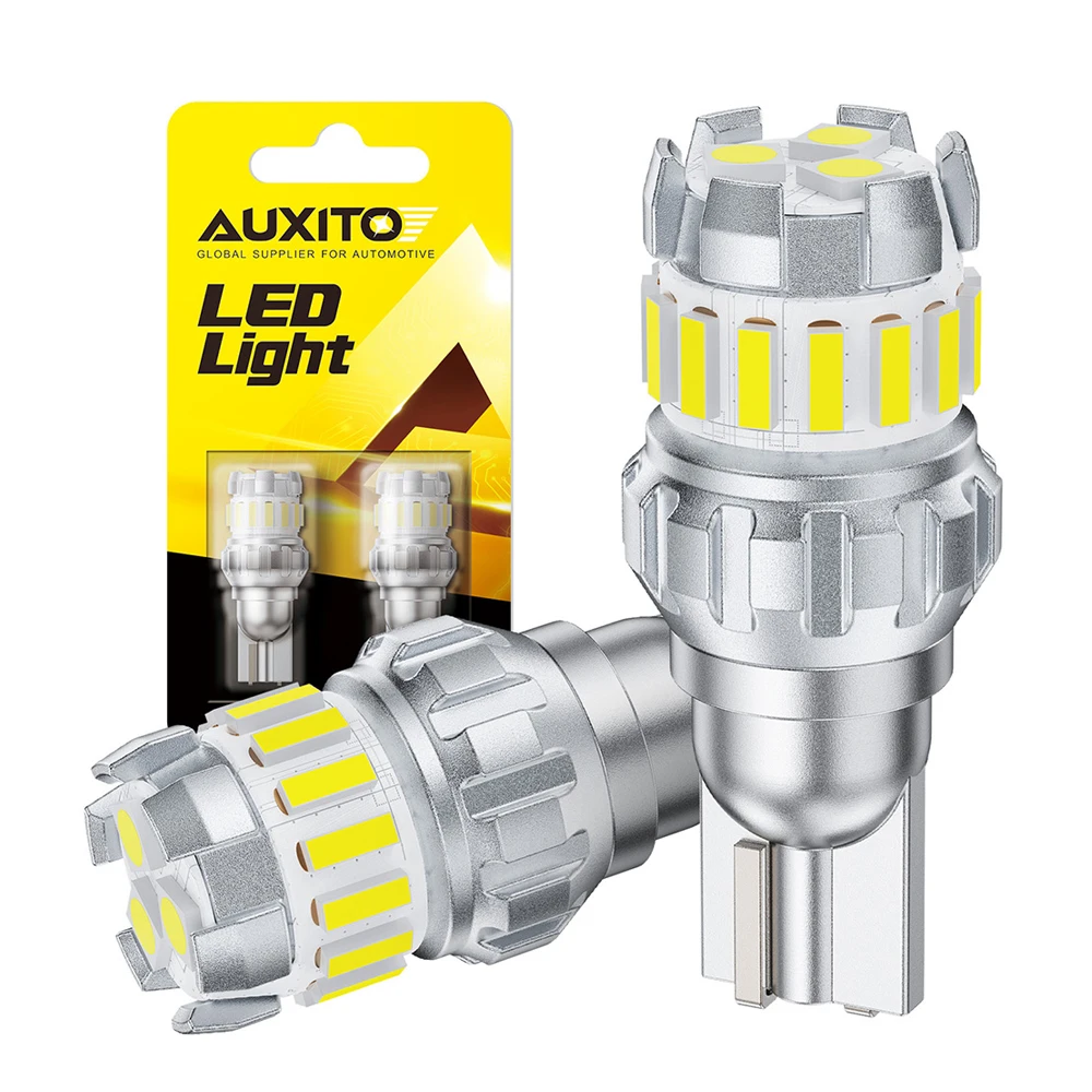AUXITO 2pcs W16W T15 LED Bulbs Canbus Error Free LED Backup Light T16 921 912 W16W LED Bulbs Car Reverse Lamp 6500K White 12V