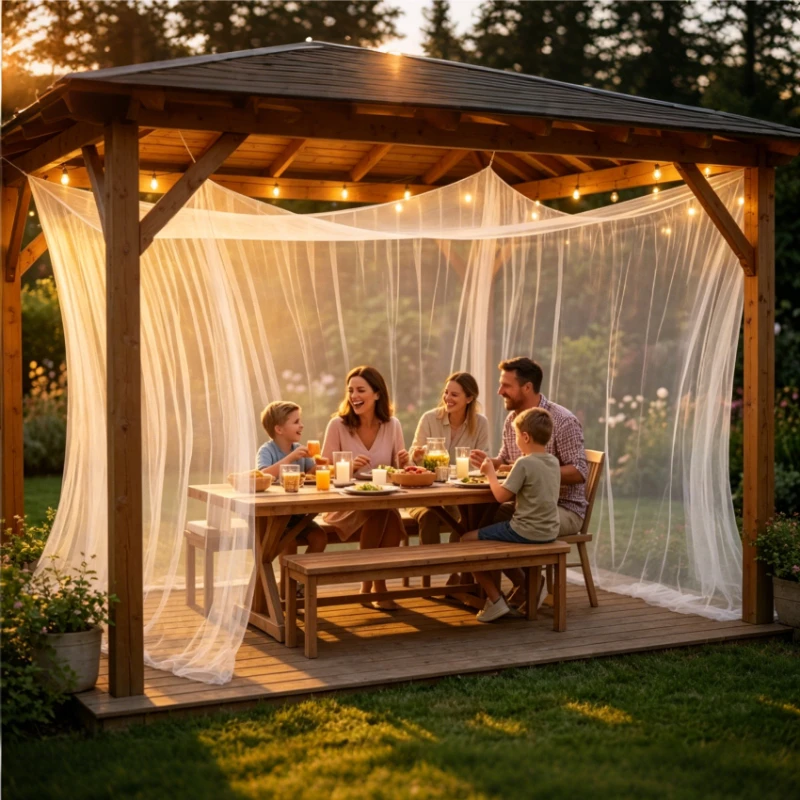 Large Camping Mosquito Net Tent Multifunctional Screen House with Ultra-Fine Mesh Net for Outdoor Garden Backyard Picnic Camping