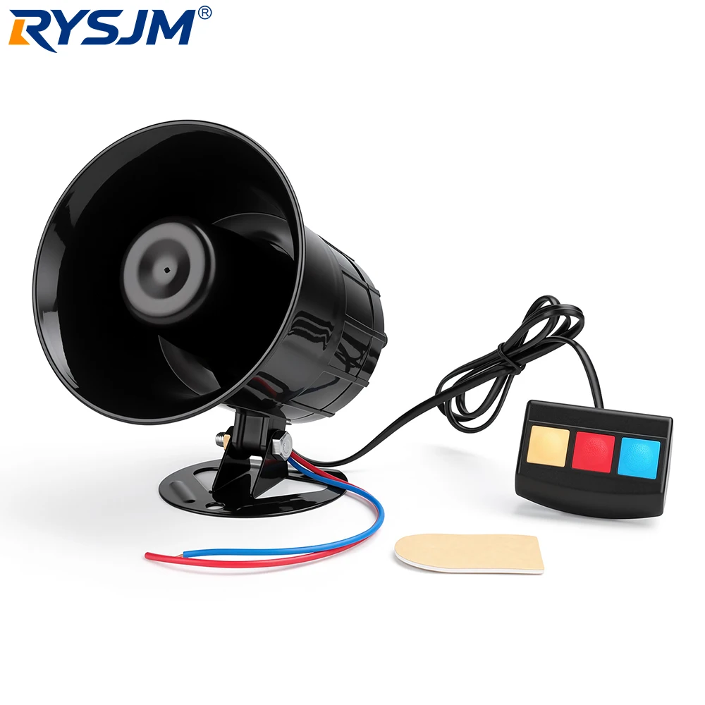 DC 12V Outdoor Wired Loud Alarm Horn 110dB Exterior Alarma Speaker For Alarm System 3 Tone Super Lound Warning Alarm Speakers