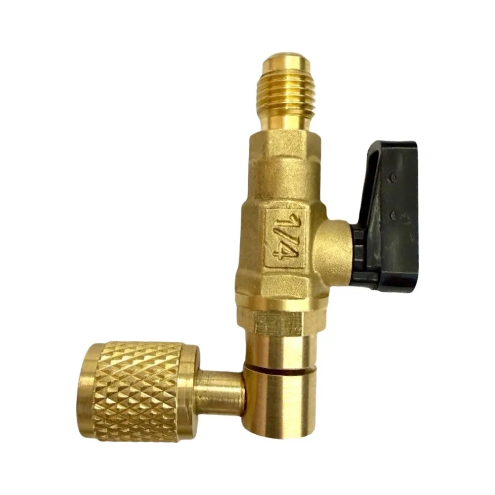 For Leak Testing Brass Ball Valve 90 Degree Valve High Durability Brass Leak Prevention Design For Residential HVAC Units