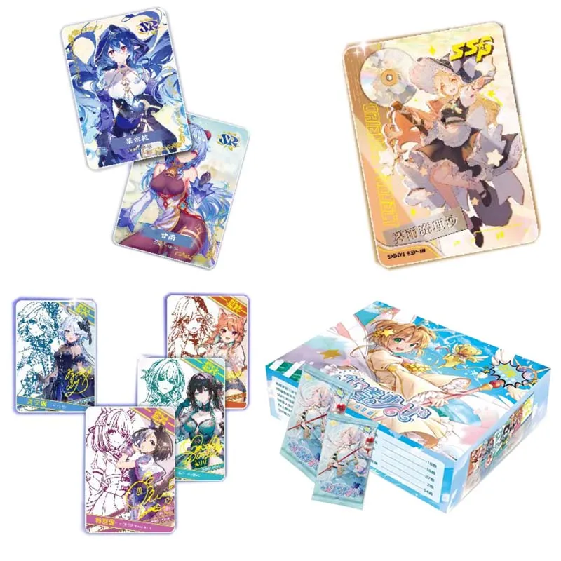 

Goddess Story Collection Cards High-end Exquisite ACG Anime Character Table Puzzle Game Gift Playing Trading Cards