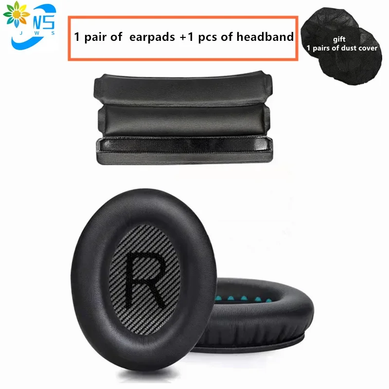 

Replacement Leather Earpads For Bose QuietComfort2 QC2 QC15 QC25 QC35 AE2 AE2i AE2w SoundTrue SoundLink Headphonesear pads