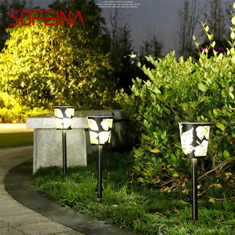 

SOFEINA Outdoor Lawn Light Creative Solar Waterproof IP65 LED Garden Modern for Home Lamp