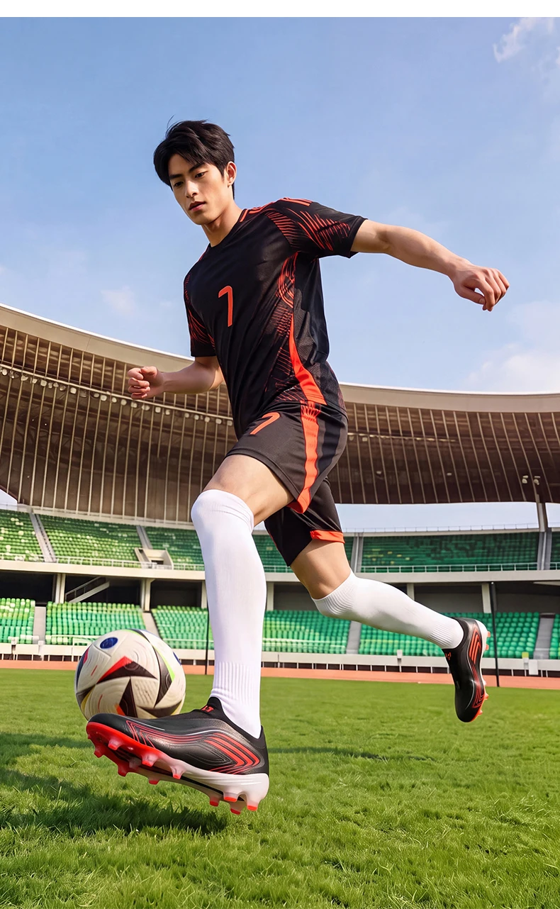 Neue Fußballschuhe für Herren und Damen, Unisex, Bestseller, Futsal, Ultraleicht, TF/FG, Professionelle, Hochwertige Fußballschuhe, Stollenschuhe, Sneakers – Detail 8