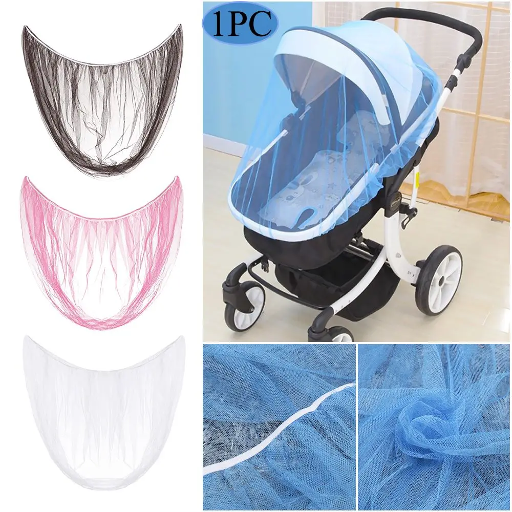 New Breathable Pushchair Mosquito Net Folding Lightweight Infant Protection Mesh Insect Shield Net Mesh Outdoor