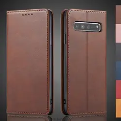 Magnetic attraction Leather Case for Samsung Galaxy S10 5G 6.7