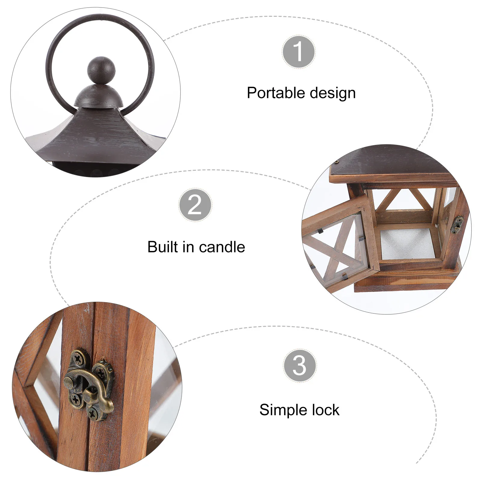

Retro Tabletop Holder Rustic Chic Creative Desktop Decor Solid Wood Decorative Candlestick For Home Wedding Living Room Decor