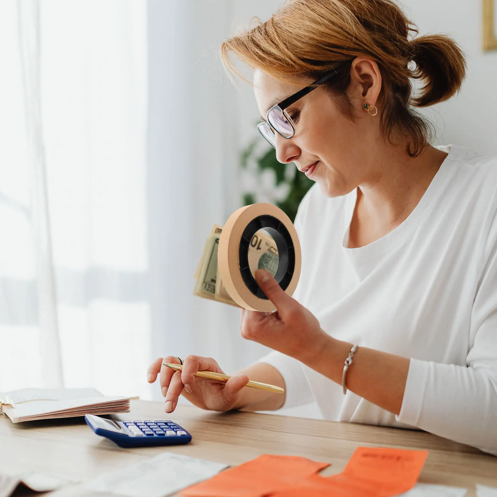 الأوراق النقدية ورقة التعادل حزام المال الأوراق النقدية البلاستيك فاتورة الفرقة أغلفة النقود للفواتير