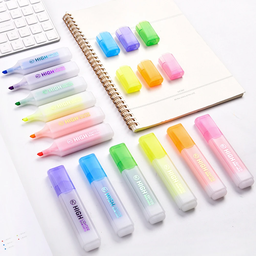 

Student Marker Pen Quick Drying Ink For Photo Album Painting School Supplies Student Marker Highlighter Journaling Stationery