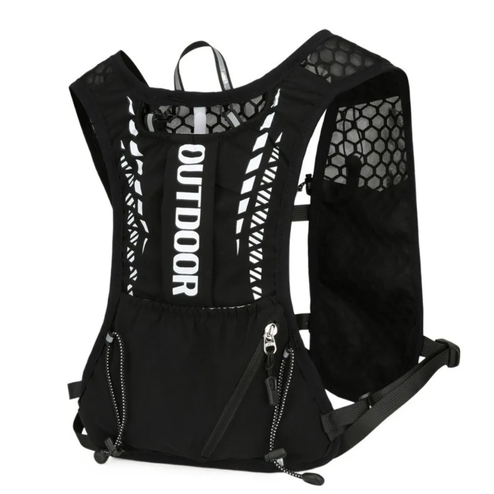 Lightweight Hydration Running Vest Breathable Reflective Design Hydration Pack Convenient Waterproof Running Hydrating Backpack
