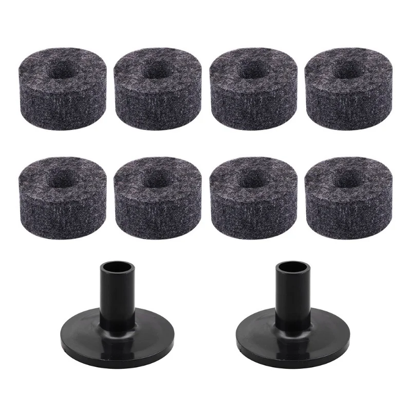 

Long Cymbal Sleeves with Flange Base for Drum Set Percussion Instrument Parts Accessories