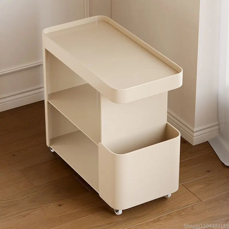 

Luxury Utility Cart - Mobile Multi-Tier Shelf for Living & Bedroom
