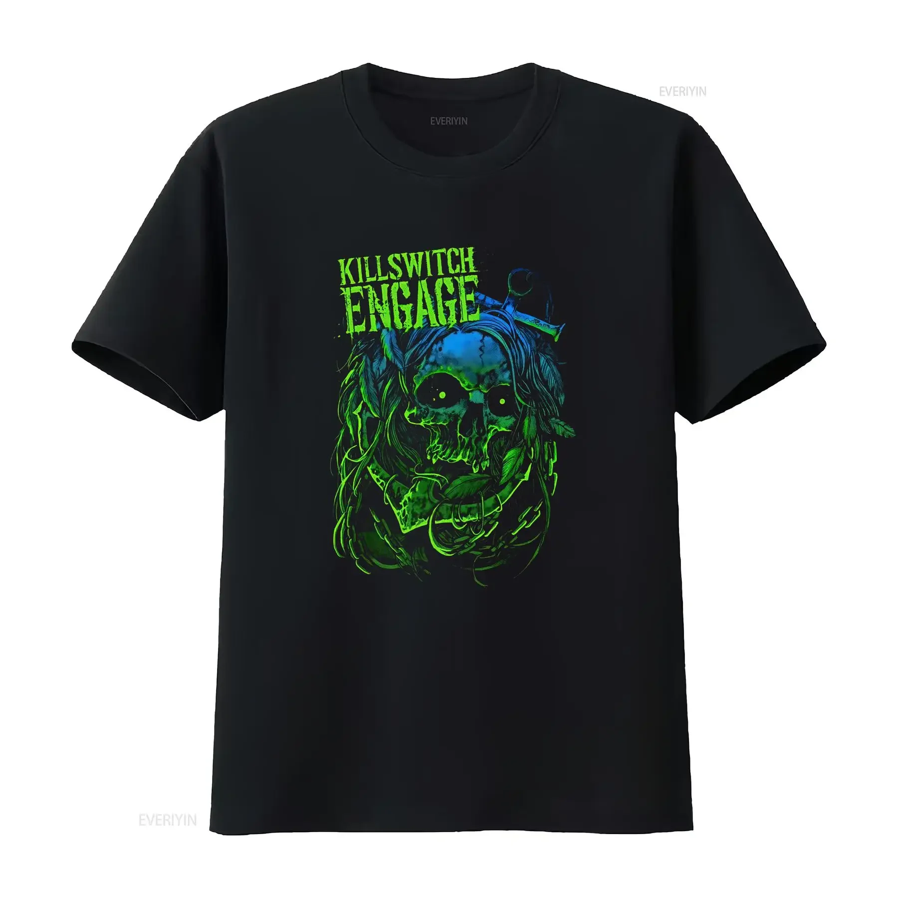 Killswitch Engage Band Black Size S 4XL T Shirt For Friend PP437 vintage Washed Stretched Breathable fashion streetwear