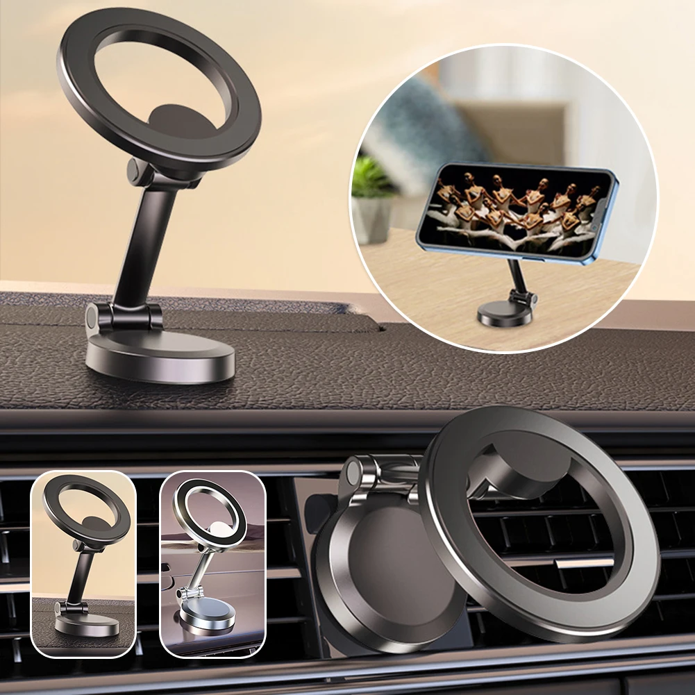 

Universal Magnetic Car Phone Holder Stand Metal Magnet Car Mount Support GPS Mobile Bracket Base Support in Car for Smartphones