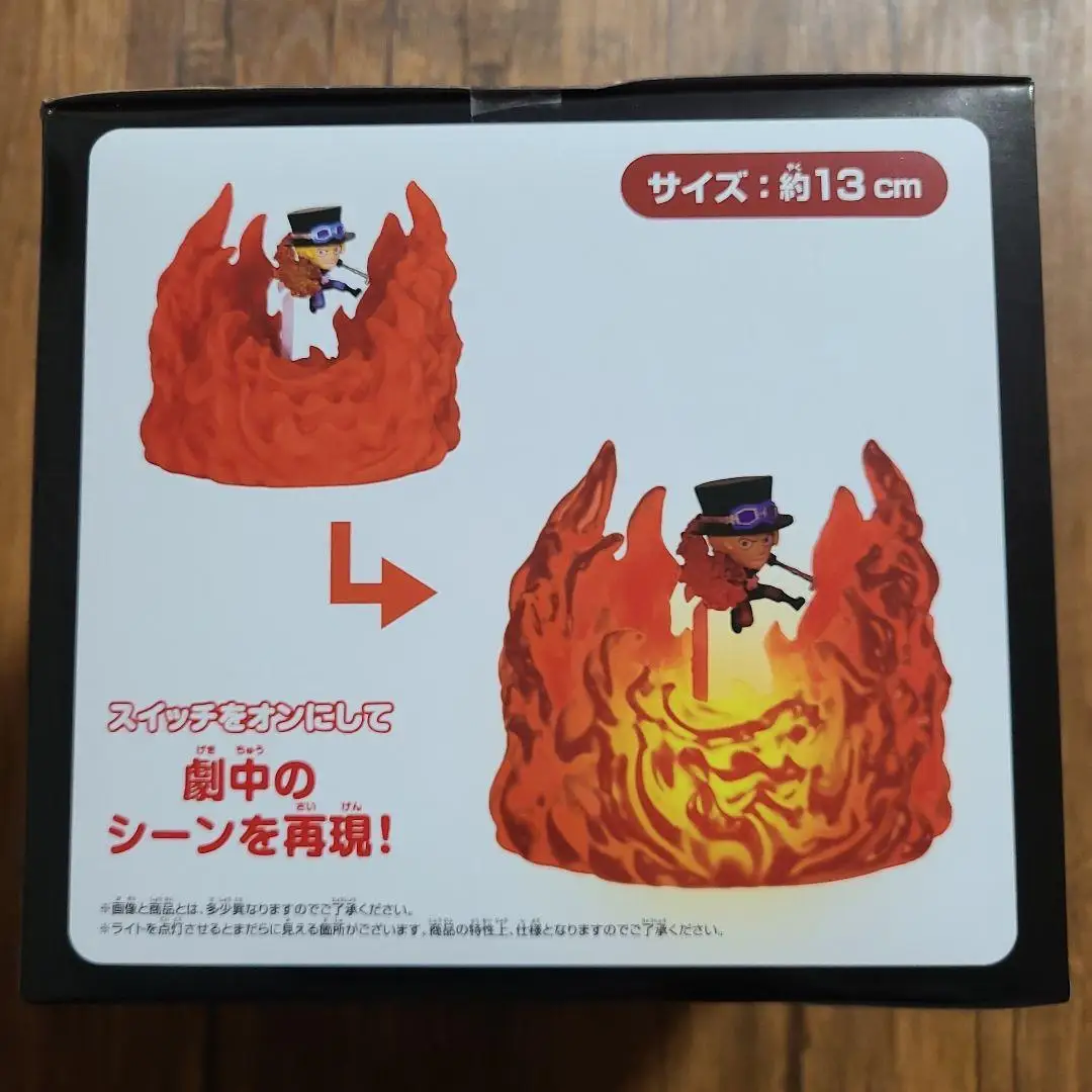 بانداي مرخص رسميًا قطعة واحدة من قبضة سابرو لهب تأثير خاص شخصيات خفيفة نموذج أنيمي لعبة أصلية محاصر هدية #1