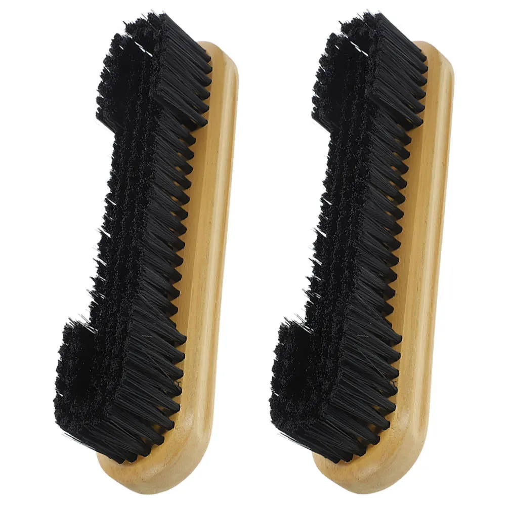 

2Pcs Pool Table Brush Set Professional Billiard Cleaning Brush Portable Wooden Handle Pool Table Sweeper Felt Cleaning Tool
